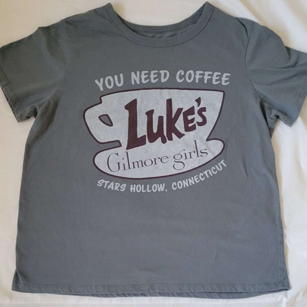 Gilmore Girls Luke’s Diner Graphic Tee XL | Stars Hollow Coffee Shirt